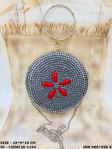 Artesanos indios hechos a mano impresionantes embragues de noche de Metal de mosaico para mujeres accesorio de monedero de hierro para fiestas eventos especiales - Product Image 2