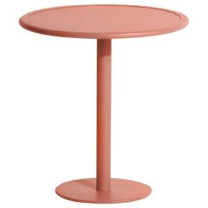 Flamingo Color Iron Coffee <b>Table</b> for Home Bar <b>Dining</b> Exterior Park Workshop Restaurant Furniture-<b>Foldable</b> Commercial Use - Product Image 1