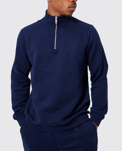 Vêtement de sport de maternité d'hiver en coton respirant sur mesure en gros, coupe régulière, cordon de serrage, logo, sweat à capuche à demi-manches, pantalon de jogging - Product Image 3