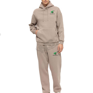 Survêtements à capuche respirants en polyester/coton personnalisés de haute qualité 2025 pour hommes – Vêtements de sport d'hiver pour la course et l'entraînement physique - Product Image 1