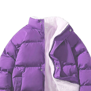 Chaqueta acolchada personalizada para mujer, chaqueta con cara hacia abajo, chaquetas transpirables para hombre con todos los colores disponibles - Product Image 4