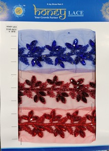 Elegante broche de bordado intrincado, adorno decorativo de encaje para ropa y adornos de accesorios de moda - Product Image 4