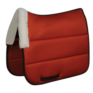 CLOVELIS IMPEX Dernier modèle professionnel de tapis de selle respirant en fourrure pour cheval, idéal pour le dressage western et les compétitions - Personnalisable - Product Image 1