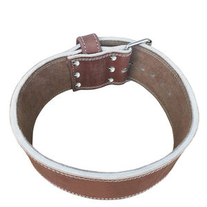 Venta caliente diseño premium personalizado gimnasio entrenamiento cuero de vaca 2025 nueva llegada diseño superior hebilla cinturón de levantamiento de pesas - Product Image 4