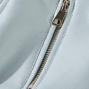 Veste en cuir unisexe de qualité supérieure nouveau Style de fermeture éclair à la mode décontracté élégant Long tissu grande taille tricoté matelassé imprimé - Product Image 6