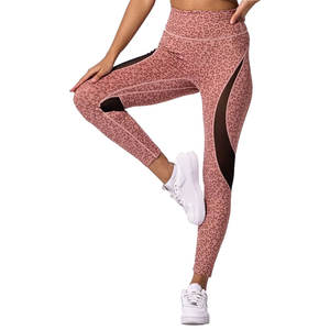 กางเกงโยคะเอวสูงสำหรับผู้หญิงกางเกงเลกกิ้งผ้ายืดสีพื้นแผ่นพลอยเทียมสำหรับวิ่งออกกำลังกายในโรงยิม - Product Image 1