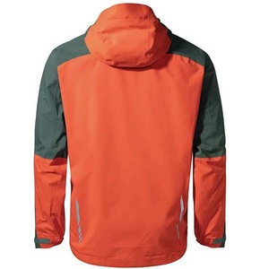 Chaqueta de invierno de calle alta con cierre de cremallera, cortavientos de lona recubierta, chaqueta de lluvia de nailon asequible con puños ajustables - Product Image 2