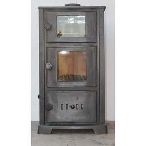 Dorello MF96 Cozy Brick Cooker Poêle Modèle Cheminée pour le confort de la maison avec cheminées en tôle - Product Image 1