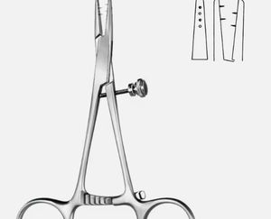 คีมยึดจับเอ็นกล้ามเนื้อ13ซม. ทำจากสเตนเลสสตีลใช้ในการผ่าตัดทางการแพทย์ชาวเยอรมัน - Product Image 5