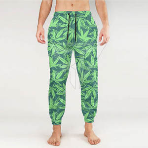 กางเกงกีฬาผู้ชายผ้าคอตตอนทรงหลวมระบายอากาศได้ดีสีพื้น - Product Image 3