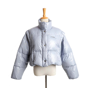 บอมเบอร์ระบายอากาศได้ดีของผู้หญิงเสื้อครอปสตรีทออกแบบโลโก้ได้ตามต้องการ - Product Image 1