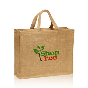 Bolso de Yute de Lino Grueso con Mango Extendido, Bolsa de Regalo en Blanco, Reutilizable, Bolsa de Compras para Exportación - Product Image 3