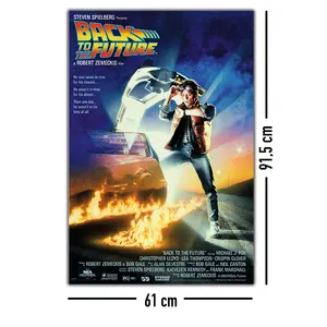 Affiche murale de style moderne « Retour vers le futur » avec Michael J. Renard - Product Image 2