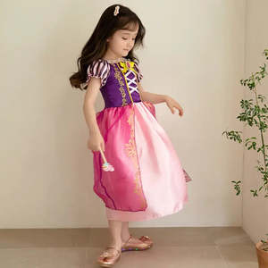 Disfraz de Princesa Rapunzel para Niñas, Disfraz de Personaje Medieval con Peluca y Traje de Estilo Vintage para Niños - Product Image 3