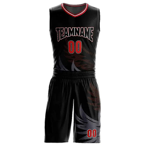 Ensemble uniforme de basket-ball à séchage rapide léger haute performance pour adultes Sublimation de tissu respirant Logo personnalisé grande taille - Product Image 2
