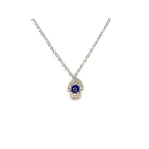 Collar con colgante de moda de mano de Hamsa con CZ - Product Image 1