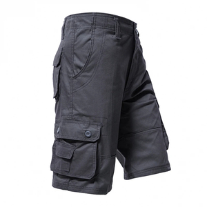Male Cargo Pants Knee <b>Shorts</b> Classic Summer <b>Shorts</b> Multiple Pockets Large Size Cotton Half Pants <b>Khaki</b> Green <b>Shorts</b> - Product Image 4