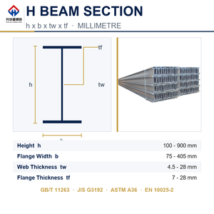 Poutre en acier Q235B ASTM galvanisée à chaud laminée à chaud 200x200mm pour poteau de <span class=keywords><strong>mur</strong></span> de soutènement et montage solaire en usine - Product Image 2