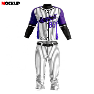 Nouvelle conception, uniforme de baseball personnalisé pas cher, ensemble en gros, uniformes de baseball d'équipe pour hommes, jeunes, enfants, commande en gros - Product Image 2