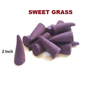 Natural Sweetgrass <b>Incense</b> <b>Cones</b> Wholesale Supply From Best Brand <b>Incense</b> <b>Cones</b> <b>Backflow</b> <b>Incense</b> <b>Cones</b> (Purple) - Product Image 1