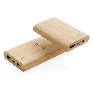 Powerbank Ecologico in Bambù da 5.000mAh per Gadget Promozionali - Product Image 3