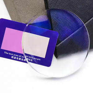 1.56 màu xanh cắt quang lentes nhựa màu xanh lá cây lớp phủ kính ống kính tầm nhìn duy nhất mắt ống kính một lớp rõ ràng Kính <span class=keywords><strong>CR39</strong></span> rõ ràng - Product Image 2