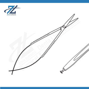 Tijeras Iris de Alta Calidad De Wecker, 114 mm de Largo, Acero Inoxidable Quirúrgico, Instrumentos Manuales, Certificación CE, Reutilizables, para Uso Hospitalario - Product Image 2