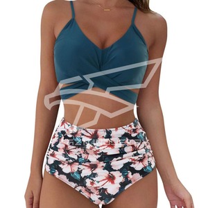เซ็ตบิกินี่สำหรับผู้หญิงชุดว่ายน้ำดันทรงเซ็กซี่แห้งเร็วแบบสองชิ้น - Product Image 1