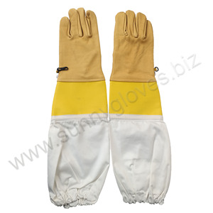 Gants de protection personnalisés à manches longues ventilées pour l'apiculture Gants d'apiculture en cuir de chèvre - Product Image 5