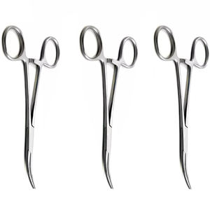 Pince à épiler incurvée Kelly 14 cm, à verrouillage, à pointe dentelée, hémostatique, en acier inoxydable, Classe médicale I, MEDIHEAL SURGICAL CORPORATION - Product Image 4