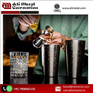 Fabricante de bebidas de barra de acero inoxidable personalizable herramienta de metal esencial para barras de casa - Product Image 5