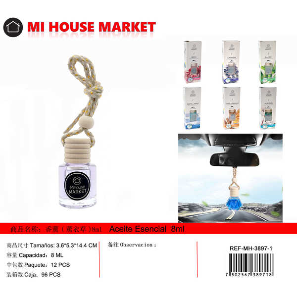 Eco-Friendly 8ml Car Aroma Air Freshener Modern Glass Apple Design with Freesia Orange Rose Lemon Fragrances Portable Refillable