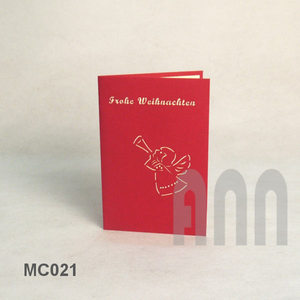 Tarjetas de Felicitación Creativas 3D Pop-up con Corte Láser para Navidad y Año Nuevo, Acabado Mate, Papel Impreso Offset, Vietnam - Product Image 4