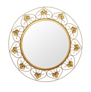 กระจกติดผนังโลหะแบบใหม่ทำด้วยมือดีไซน์ใหม่ล่าสุดสำหรับตกแต่งผนัง - Product Image 3