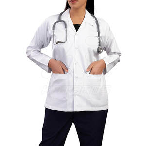 Bata de laboratorio para adultos, bata de laboratorio para fregar con etiqueta privada, diseño único, gran oferta - Product Image 1