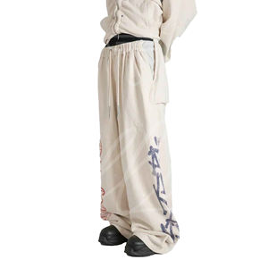 Pantalons de survêtement décontractés pour hommes sur mesure, 100% coton Oxford, imperméables, respirants, jambes larges, taille plus, fabrication sur mesure - Product Image 6