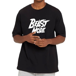 Camiseta de gran tamaño personalizado con estampado de algodón pesado de alta calidad para hombres Top Gym Fitness Gear para niños - Product Image 1