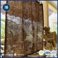 Voile d'ombrage en fibre de coco en gros / Tapis en fibre de coco - Taille et épaisseur personnalisées, écologique, fabriqué au Vietnam pour espaces extérieurs