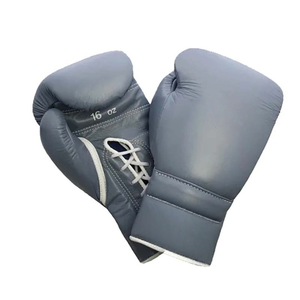 Juego de Boxeo de Cuero Genuino de Primera Calidad en Color Morado y Dorado, para Entrenamiento y Combate - Product Image 4