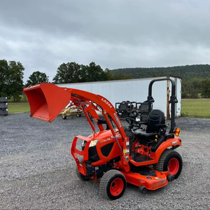 Envío gratis Kubota BX2380 Tractor agrícola con cargador de conexión rápida y cubo <500hrs 4WD 23HP Motor diésel 540 PTO Enganche de 3 puntos - Product Image 1