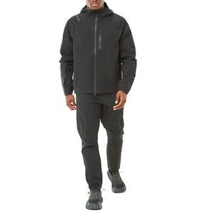 Chándal de gimnasio personalizado de dos piezas de algodón y poliéster para hombre DTF DTG sublimación diamantes de imitación atléticos Jogger ropa deportiva para el invierno - Product Image 1