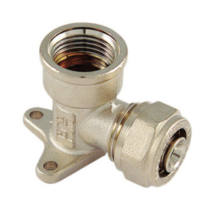 Gomito Femmina 16x1/2" con Flangia per Tubi Multistrato - Product Image 1