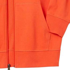 2025 mode en gros hommes Streetwear sweats à capuche coupe ajustée tenue décontracté à manches longues couleur Orange coton polaire hommes sweats à capuche basiques - Product Image 5