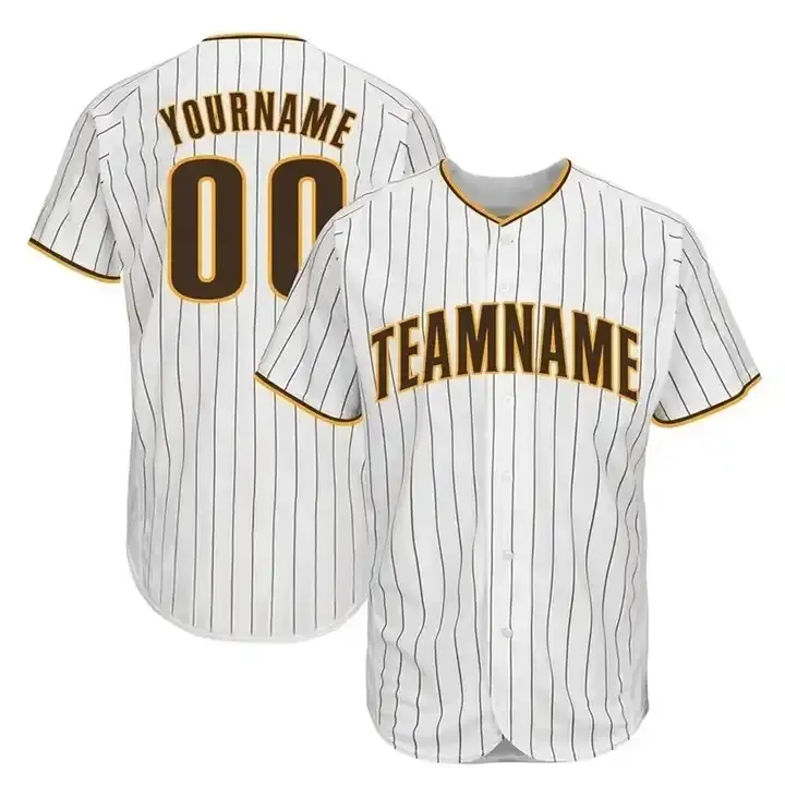 Maillot de baseball personnalisé Orange noir-blanc maillot de baseball broderie cousue t-shirt sublimé vêtements de baseball et de softball-