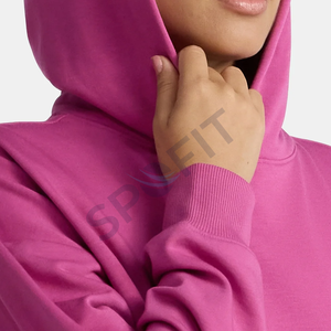 Sudadera con Capucha de Moda Nueva a Precio de Mayoreo, Estilo Lavado Ácido, Ropa Urbana de Invierno, 100% Algodón, Alta Calidad, Elegante, con Logotipo Frontal para Mujer - Product Image 4