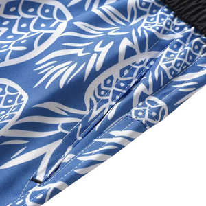 Pantalones cortos de playa estampados, pantalones cortos de secado rápido con cordón, pantalones cortos ligeros para vacaciones de playa de verano - Product Image 3
