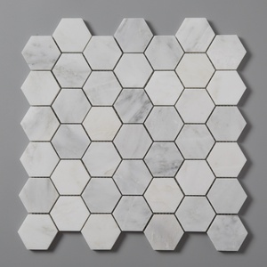 Centurymosaic bán buôn statuary Gạch <span class=keywords><strong>Mosaic</strong></span> đá cẩm thạch trắng đá tự nhiên Oriental gạch đá cẩm thạch trắng cho tường nội thất - Product Image 5