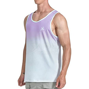 Camiseta sin mangas para hombre de los mejores materiales, diseño de logotipo personalizado, superventas, Camiseta lisa de gimnasio para entrenamientos y carreras de verano, hecha de poliéster - Product Image 5