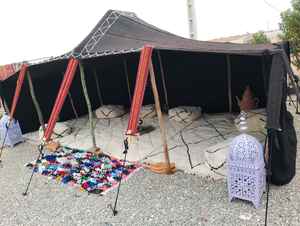 Tiendas de campaña de pelo de cabra del Sahara: refugios tradicionales nómadas del desierto adaptados al clima, la cultura y la vida sostenible en el norte de África - Product Image 2