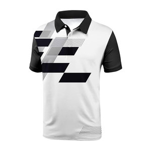 Camiseta Deportiva para Hombre |   Tejido de Punto con Estampado Digital Geométrico en Blanco y Negro |   Ropa Deportiva Táctica Transpirable que Absorbe la Humedad - Product Image 2